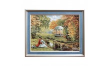 กรอบรูปผ้าปัก สไตล์วินเทจต่างประเทศ